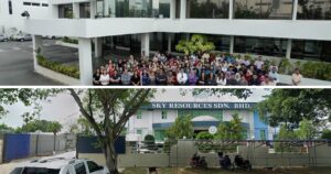 Eng Kah Enterprise headquarters and factory in Bayan Lepas, Penang (top) and Sky Resources Sdn Bhd factory in Bukit Tengah, Penang (bottom)