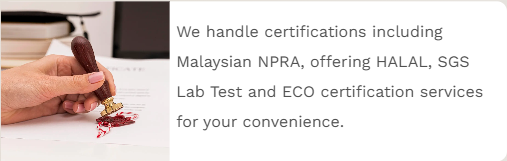 Kyoumei Industries homepage offering HALAL, SGS Lab Test and ECO certification services, captured 16 September 2026