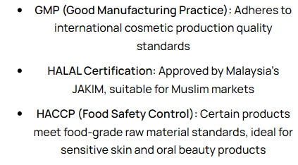 MM Cosmetic About page stating HALAL certification approved by Malaysia JAKIM, captured 13 September 2026