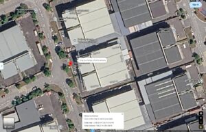 Ensu Lifesciences, No. 47 Jalan KP3, Batu Arang: the NPRA-listed cosmetics plant, measured about 1,740 m2 on Google Maps satellite imagery, 15 September 2026