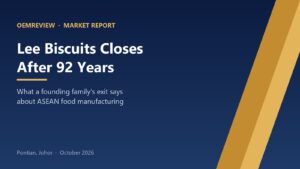 OEMReview market report cover: Lee Biscuits closes after 92 years